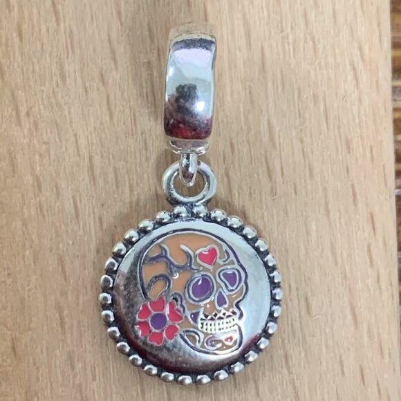 Pandora Jewelry - Pandora Mexico Skull Lover Charm, S925 Silver Bracelets